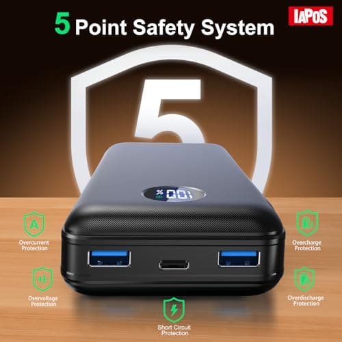 Portable Charger 40000mah Power Bank, USB-C (22.5W) Fast Charging Battery Pack Portable Phone Charger for iPhone 16 Pro/16/15/14/13 Series, Android Samsung Galaxy, Battery Bank for Travel Camping 6