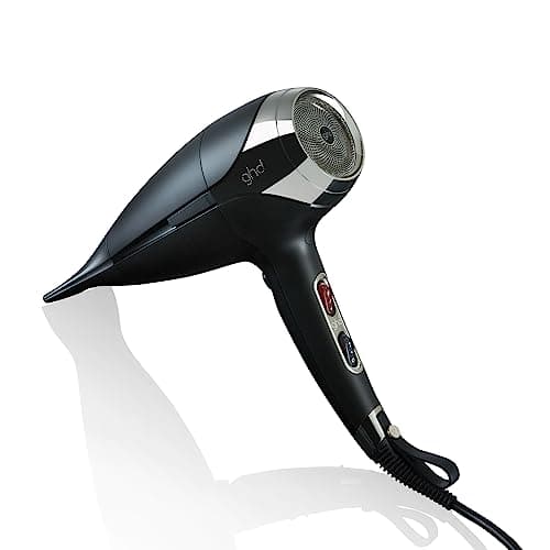 ghd Helios Professional Hair Dryer - Advanced 1875W Blow Dryer with Aeroprecis Technology, 75mph Airflow, Ionic Frizz Control, More Shine, Lightweight Design and Low Noise - Black