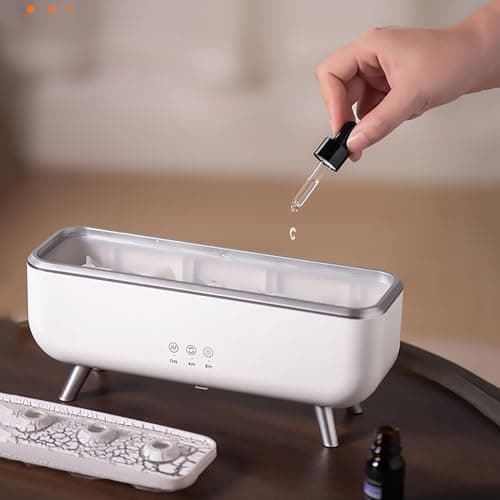 Jellyfish Oil Diffuser Humidifier,7-Color Gradient LED Lights,300ML Dynamic Sound Pickup Ultrasonic,Home Aromatherapy Diffusers,Remote Control Humidifier for Bedroom & Office 6