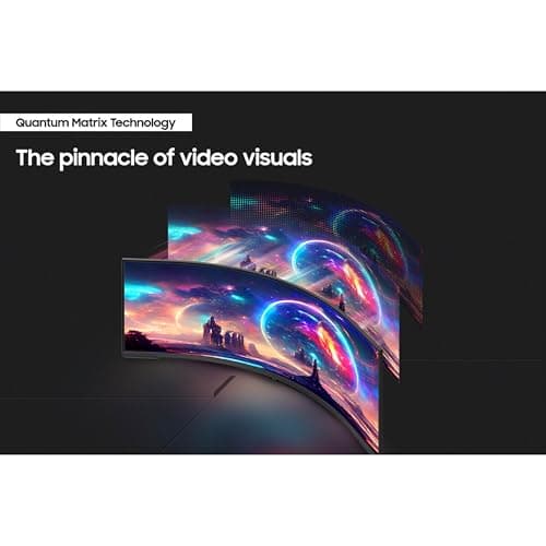 Samsung 57" Odyssey Neo G9 (G95NC) Series Dual 4K UHD 1000R Curved Gaming Monitor, 240Hz, 1ms with DisplayPort 2.1, Quantum Mini-LED, DisplayHDR 1000, AMD FreeSync Premium Pro, LS57CG952NNXZA 7