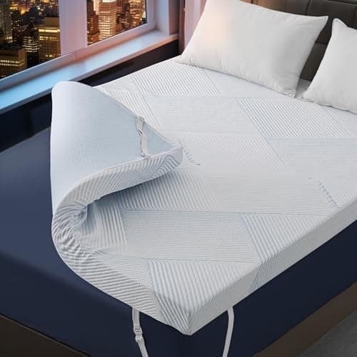 3 Inch Mattress Topper (3 inch（White）, Full（54x75in）)