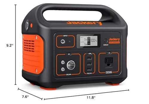 Jackery Portable Power Station Explorer 500, 518Wh Outdoor Solar Generator Mobile Lithium Battery Pack with 110V/500W AC Outlet for Home Use, Emergency Backup,Road Trip Camping (Solar Panel Optional) 6