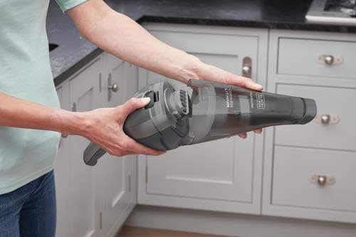 BLACK+DECKER dustbuster Handheld Vacuum, 8V Cordless, Hand Vacuum for Quick Cleanup with Crevice Tool and Washable Filter (HNVC220BCZ01) 9