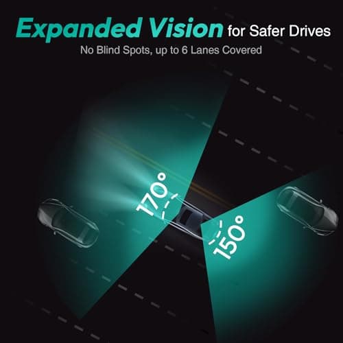 BOTSLAB 4K Dash Cam Front and Rear, 170° Ultra Wide 4K+2K Dashcam with ADAS, Night Vision, 24/7 Parking Mode, Sony STARVIS Sensor, WDR, Free 64GB SD Card, 5.8GHz WiFi, Built-in GPS, Loop Recording 7