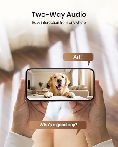 ZOSI 4K Indoor Security Camera, C518 WiFi Pan/Tilt Pet/Dog/Baby Plug-in IP Camera, Auto Tracking, AI Human/Face/Pet Detection, 360° View, Night Vision, 2-Way Audio, 5GHz/2.4GHz WiFi, 64G Memory Card 6