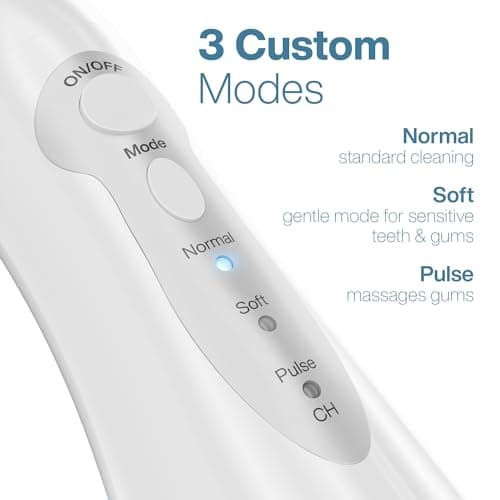 AquaSonic Water Flosser - Cordless Rechargeable Water Flossers for Teeth Cleaning - Waterproof Aqua Flosser, Portable Oral Irrigator for Dental Cleaning with 5 Jet Tips – Braces Home Travel. 7