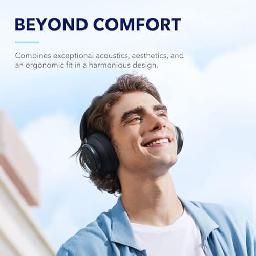 Soundcore by Anker Space Q45 Adaptive Active Noise Cancelling Headphones, Reduce Noise by Up to 98%, 50H Playtime, App Control, LDAC Hi-Res Wireless Audio, Comfortable Fit, Clear Calls, Bluetooth 5.3 6