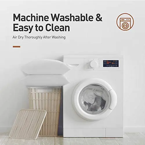 Acanva Bed Pillows 2 Pack Hotel Collection Luxury Soft Inserts for Sleeping-Breathable and Comfortable for Stomach Back Sleepers, Standard (Pack of 2), 5