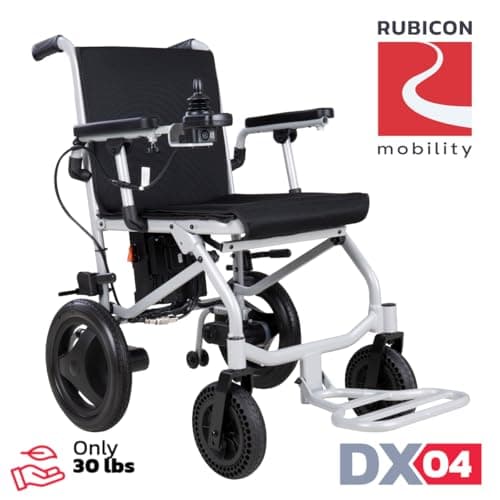 MaritSA World's Lightest Folding Electric Wheelchair - Weighs only 30 lbs - 12 mi Cruise Range - Detachable Battery - Serviced from USA 6