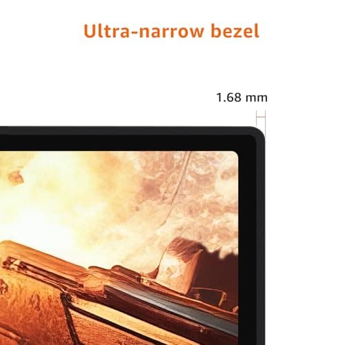 Amazon Basics 24 Inch (23.8 inch viewable) Gaming Monitor, FHD 1080P, 165Hz, VESA Compatible, Adaptive sync, 1ms Response, Black 6