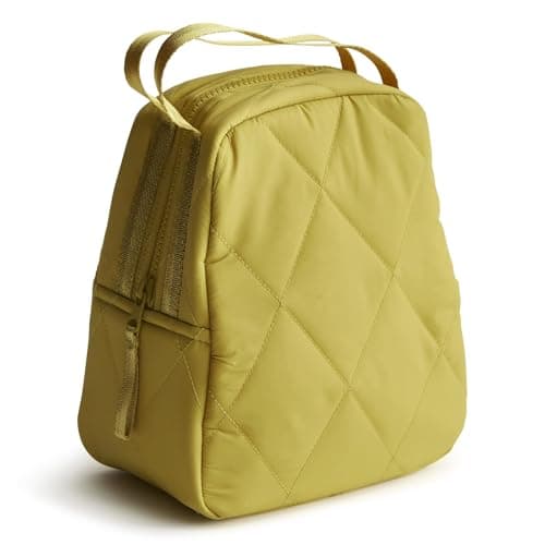 Vera Bradley Women's Featherweight Lunch Bag, Golden Olive, One Size