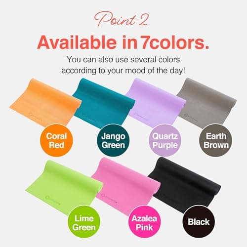 Primasole Folding Travel Yoga Mat Foldable light weight Easy to carry to Workout Fitness Class Beach Park Travel Picnics 4mm thick Lime Green Color PSS91NH028A 5