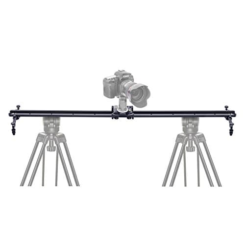 Movo MV-S120 47" Camera Slider Track Glider System with Roller Bearing Platform, Adjustable Legs, Tension Control and More 5