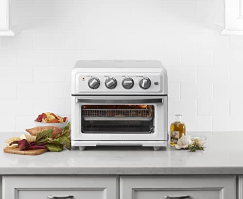 Cuisinart TOA-60W Convection AirFryer Toaster Oven, Premium 1800-Watt Motor with 7-in-1 Functions and Wide Temperature Range, Large Capacity Air Fryer with 60-Minute Timer/Auto-Off, White 5