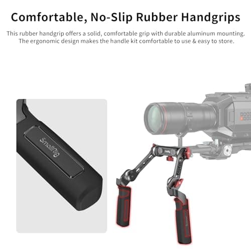 SMALLRIG Rosette Handle Kit with Rosette Extension Arm for Camera Shoulder Rig Support - 2002 7