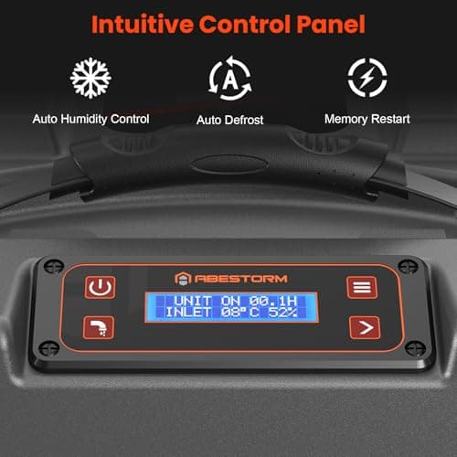 Abestorm LGR85 180 Pints Commercial Dehumidifier with Pump, Industrial Dehumidifiers for Basement Crawl Space Warehouse, Auto Defrosting, Memory Starting, 5 Years Limited Warranty 5