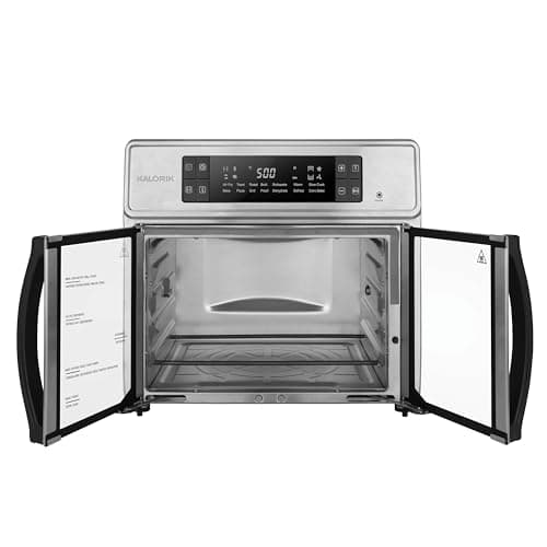 Kalorik Air Fryer Oven MAXX Advance Series 26-Quart with Digital Controls Easy-View Door and 14 Smart Cooking Presets, Includes 9 Cooking Accessories & Smart Probe, 1700-Watts, Black 5