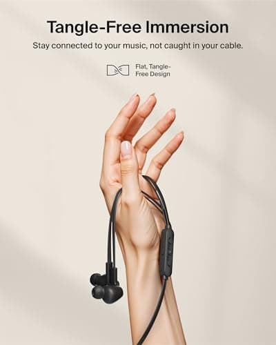 Belkin SoundForm Active Noise Cancelling Earbuds Wired with USB C Connector, IPX5-Rated, in-Ear Earphones w/Microphone for iPhone 17/16/15, iPad mini, Galaxy S25, Google Pixel 10, & More - Black 5