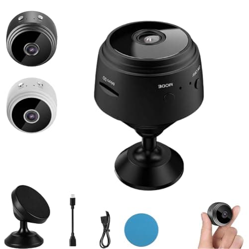 FLCRSN Security Camera, Household Mini Cameras, Mini 4g Wireless WiFi Cameras 1080p HD, App Remote for Home, Indoor, Outdoor