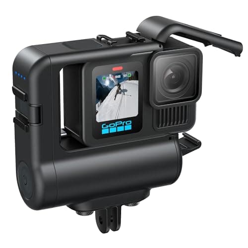 Re-Fuel 9Hr Extended Battery Module for GoPro Hero 13/12/11/10/9 IP68 Waterproof 33FT Dustproof Rechargeable Pass Through Power Bank Backup Housing Frame Case with Built-in Charging Battery for GoPro