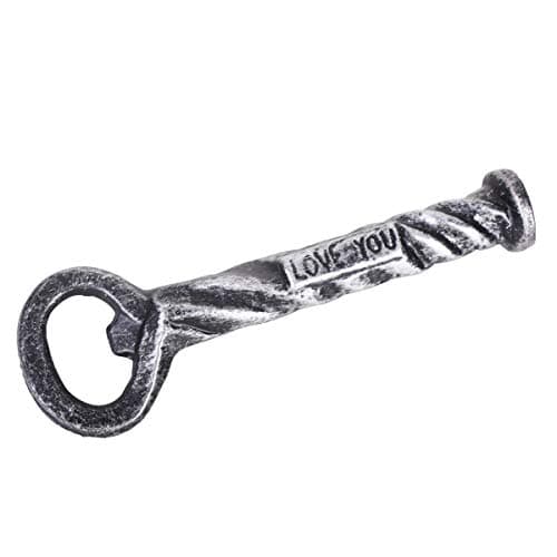 Vencer Cast Iron Bottle Opener,Engraved with "Love You",Anniversary For Husband and Groomsmen,Father Present,VYO-030