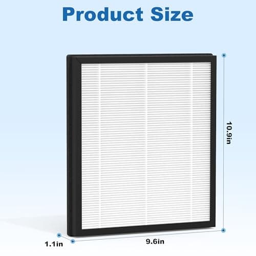 Harebery 4 Pack T356 Replacement Filters - Compatible with Trucozie T356 Purifier, 3-Stage Filtration System 5