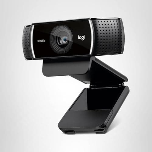 Logitech C922x HD Pro PC Webcam, Full HD 1080p/30fps or 720p/60fps Video, HD Light Correction, Works with Microsoft Teams, Google Meet, Zoom, Nintendo Switch 2’s new GameChat mode, Mac/Tablet- Black 12