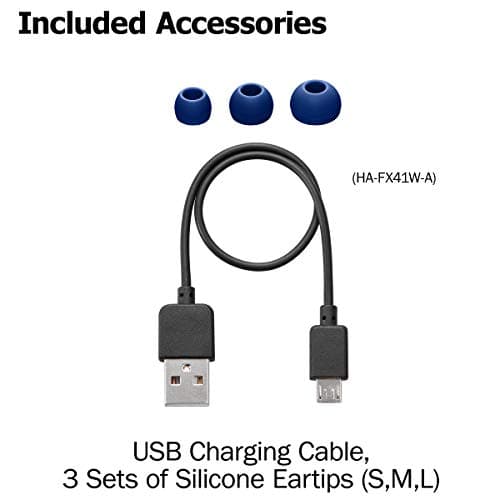 JVC Air Cushion Wireless Earbuds Headphones, Bluetooth 5.0, Water Resistant IPX4, Long Life Battery (up to 24 Hours), 3-Button Remote with mic - HAFX41WZ (Mint Green) 6