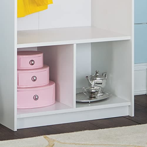 ClosetMaid KidSpace Wood Storage Locker, 2 Cubby Cube Compartments, Open Storage, 3 Hooks, for Coats, Backpacks, Jackets, White Finish 6