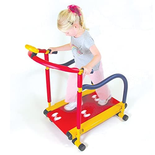 Redmon Fun & Fitness for Kids Manual Treadmill with Odometer, Timer, Auto-Off, and Monitor