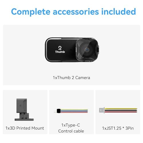RunCam Thumb 2 FPV Mini Action Camera 4K60FPS 27g Remote-Control Recording with Gyroflow Stabilization ND Filter for FPV Drone Cinewhoop Airplane RC Car (Thumb 2) 7