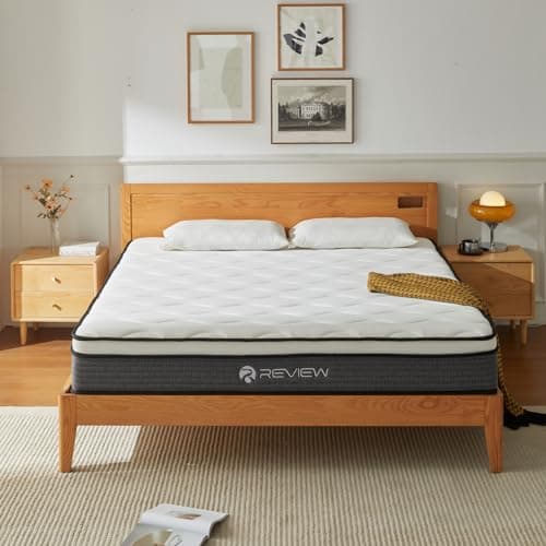 Review Mattresses, 10 Inch Mattress in a Box,Memory Foam Hybrid Mattress,with Individual Pocket Spring for Motion Isolation & Silent Sleep, Pressure Relief (10inch Plush, Queen)