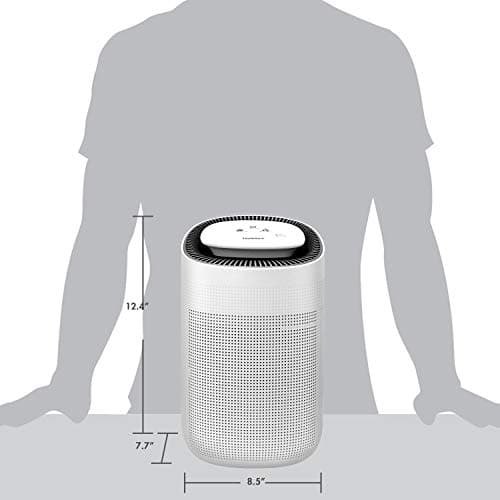 Tenergy Sorbi 1000ml Air Dehumidifier w/Purifying Function, True HEPA Filter, Auto Shutoff, Touch Control Adjustable Air Speed, Ultra-Quiet, Ideal for Closets & Bathrooms 7