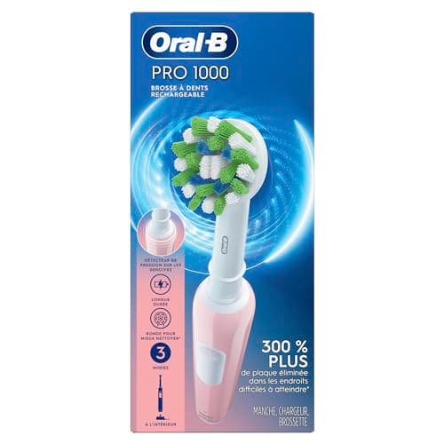 Oral-B Pro 1000 Rechargeable Electric Toothbrush, Pink 7