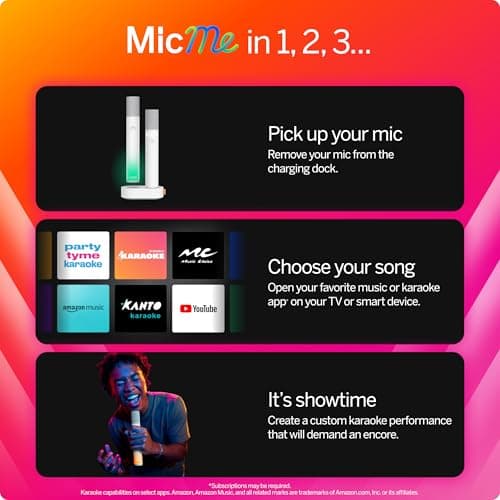VIZIO MicMe 2.1 Karaoke Soundbar, 2 Wireless Microphones, Wireless Subwoofer w/Dolby Atmos, DTS:X, Bluetooth Speaker, QuickFit™ Compatible — SK210X-0805 (New) (Renewed) 9