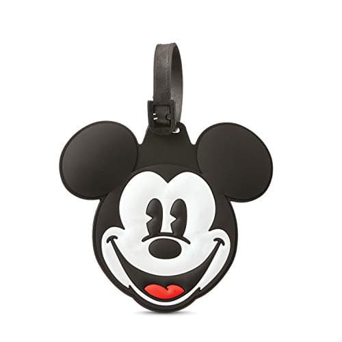 American Tourister Disney Luggage Tag, Mickey Mouse Head, One Size