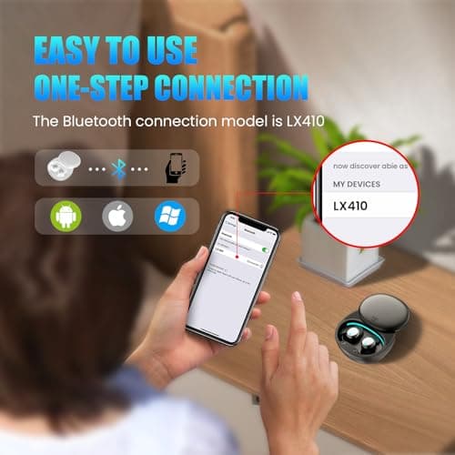 Ertuly Sleep Earbuds for Side Sleepers Small Ear Buds for Sleeping Headphones Comfortable Noise Blocking LED Power Display Music Sleep Dual Mode for Sleeping Working Hiking (Deep Gold) 6