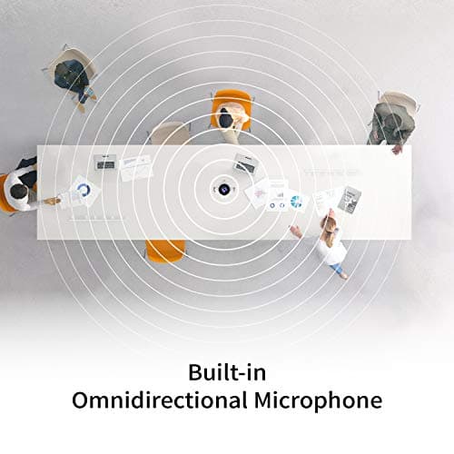 j5create 360 Degree All Around Meeting Webcam - 1080P HD Video Conference Camera with High Fidelity Microphone, USB-C | for Video Conferencing, Online Classes, and Collaboration (JVCU360) 5