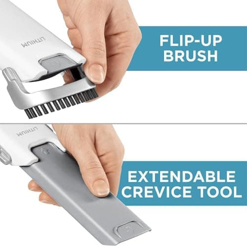 BLACK+DECKER 16V MAX dustbuster Cordless Hand Vacuum with Charger, Wall Mount and Brush Crevice Tool (CHV1410L32) 7