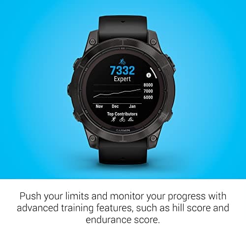 Garmin fēnix 7 Pro Sapphire Solar, Multisport GPS Smartwatch, Built-in Flashlight, Solar Charging Capability, Black 7