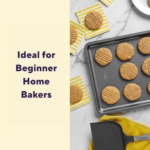 Wilton Silver 2- Piece Non-Stick Baking Sheet Set, Cold-Rolled Steel Bakeware for Baking and Roasting, Made without PFAS 5