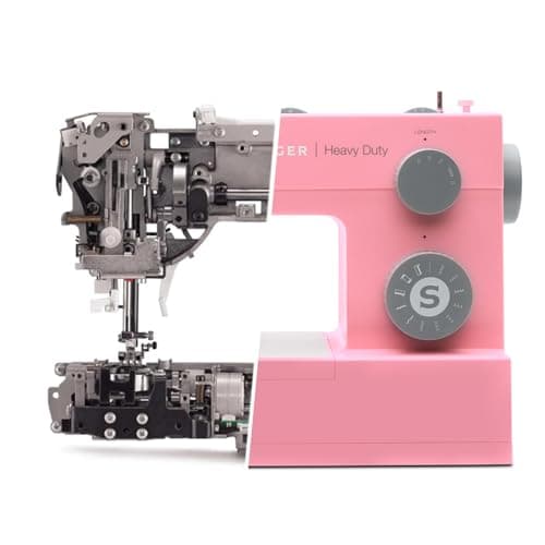 SINGER® Heavy Duty 4411 (Pink) High Speed Sewing Machine + Accessories | 11 Built-In Stitches Deliver 69 Stitch Applications | 60% More Power, 1100 Stitches/Min | Metal Frame, 4-Step Buttonhole 8