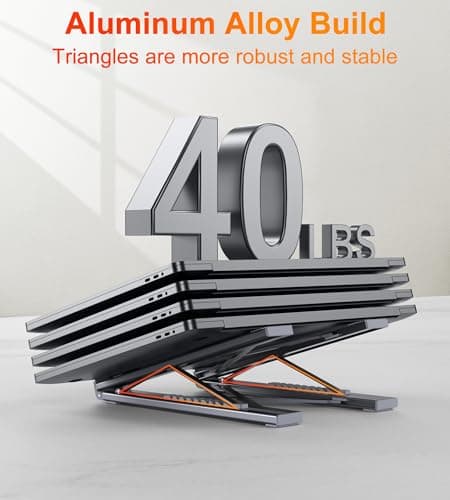 Mukiya USB C Laptop Docking Station Stand, Dock Tablet Stand, 8 in 1 USB C Hub with 4K HDMI, 2 USB 3.0, PD 100W, Universal Dock Station for MacBook Pro/Air/Dell/HP/Surface/Lenovo, Plug and Play 8