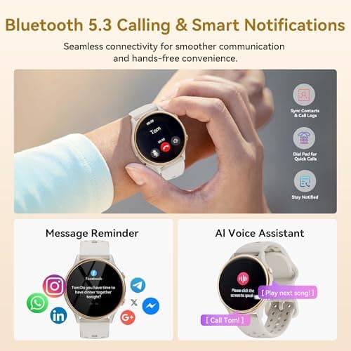 KEEPONFIT Smart Watches for Women, Fitness Tracker with Heart Rate & SpO2 Monitor, IP67 Waterproof Activity Tracker for Men & Women, Smart Watch for Android Phones and iPhone Compatible (Gray) 7