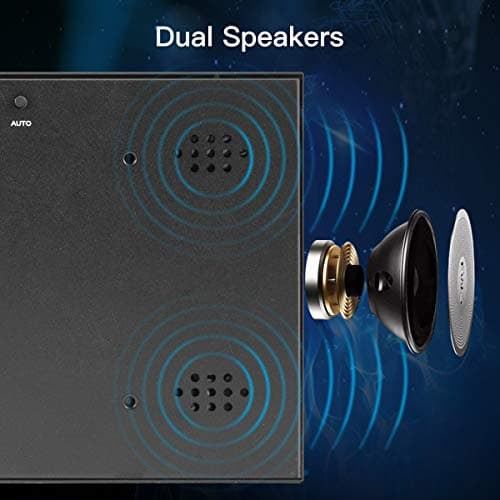 ELECROW 8 Inch Portable Monitor, 1280x800 Mini HD Display with Built-in Speakers, USB Powered, Non-Touch LCD Screen for Raspberry Pi, PC, Laptop, Jetson Nano, Game Consoles 6