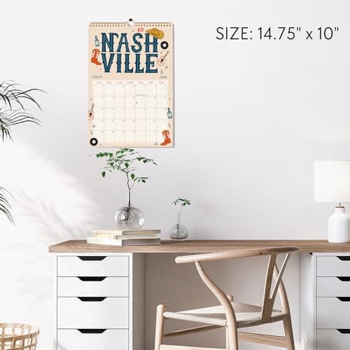 Aesthetic 2024-2025 Wall Calendar - Runs from June 2024 Until December 2025 - Twelve Beautiful Designs Inspired by Each City's Unique Charm - The Perfect Calendar Planner for Easy Organizing 5