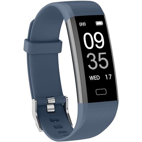 Stiive Fitness Tracker with Heart Rate Monitor, Blood Oxygen, Step Counter Activity Tracker with Pedometer, Sleep Tracking, Calories, IP68 Waterproof Smartwatches for Women Men