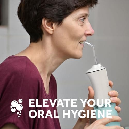 Pursonic USB Rechargeable Water Flosser 3 Modes, Cordless & Portable Plaque Removal, Gum Health & Detox | 7.5oz Water Tank 6