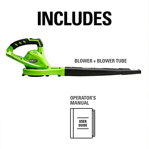 Greenworks 40V (150 MPH / 130 CFM / 75+ Compatible Tools) Cordless Leaf Blower, Tool Only 8