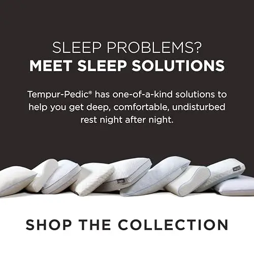 Tempur-Pedic TEMPUR-Cloud Pillow for Sleeping, Standard, White 14